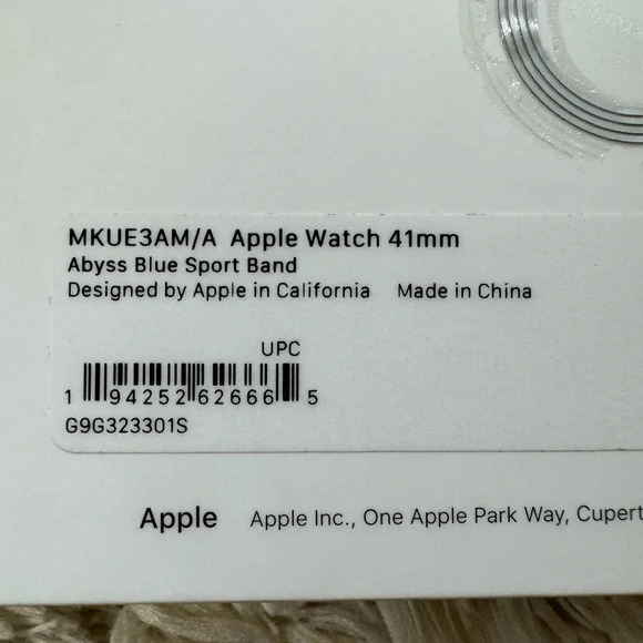 Apple Watch Sport band Abyss blue 41mm - Picture 8 of 8